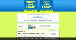 Desktop Screenshot of besttennissummercamps.com